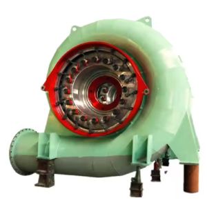 Carbon Steel Q345 Spiral Case Francis Water Turbine for 50 M-120m Rated Head Hydroelectric Power Station