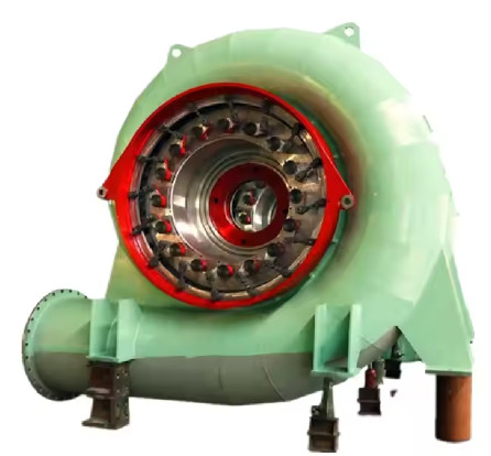 Carbon Steel Q345 Spiral Case Francis Water Turbine for 50 M-120m Rated Head Hydroelectric Power Station