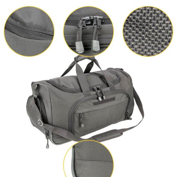 Classic Locomotive Style Weekender Gym Bag Big Capacity With Shoes Pouch