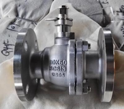 Q41F Stainless steel CF8 2-PC JIS10K ball valve