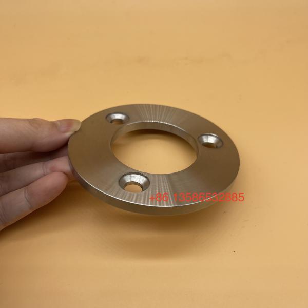 Base of rail post, stainless steel 304, finishing satin,, dia 50.8mm