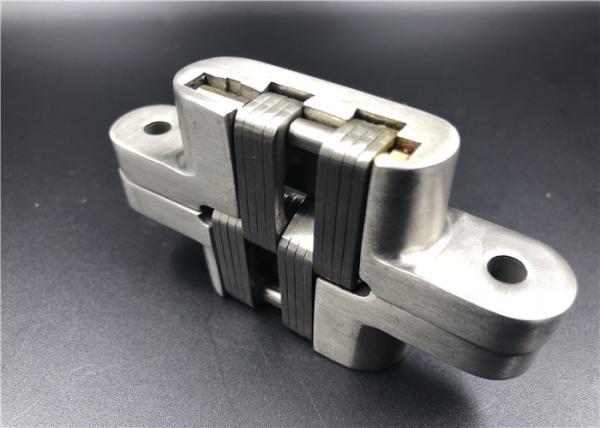 Fire Rating Solid Heavy Duty Hidden Door Hinges Adjustable 180 Degree