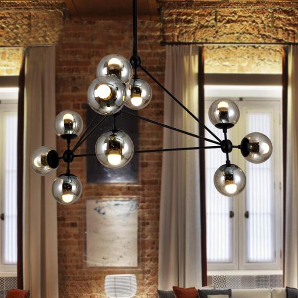 5,10,15,21 head bulbs DNA bubble glass ball pendant light  magic bean pendant light