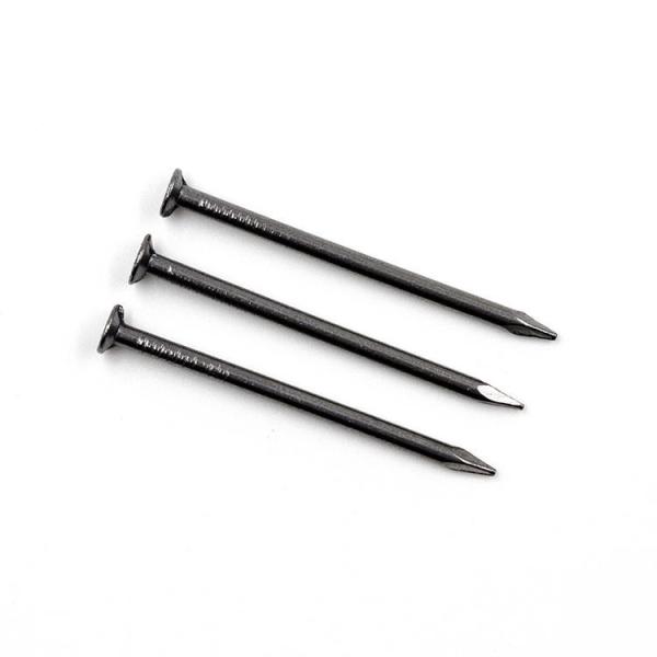 Dark Black Galvanized Common Nails With Screw Shank 19mm - 300mm Length