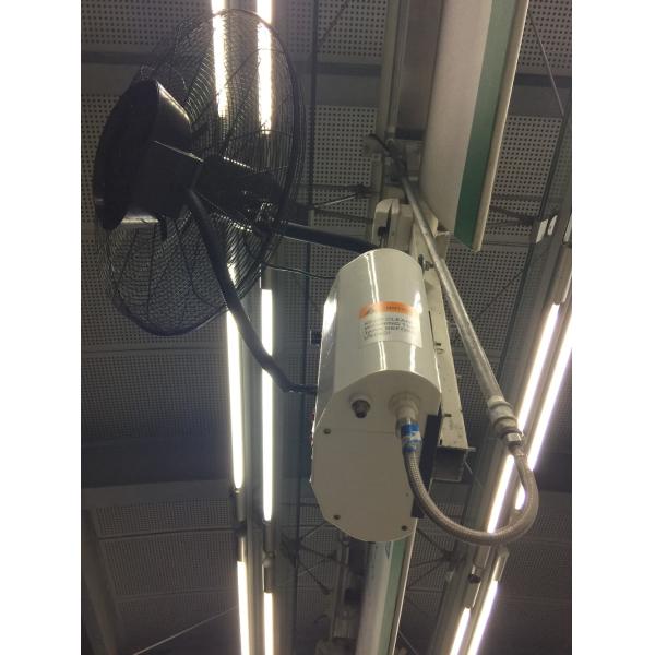 Pedestal Mist Cooling Fan 26 Inch And 30 Inch With 3 Wing Aluminum Blade