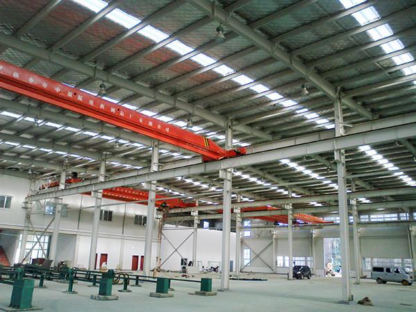 Contemporary Prefab Metal Warehouse Steel Customized Color