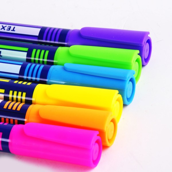 wholesale cheap price office and school stationery highlighters with chisel tip