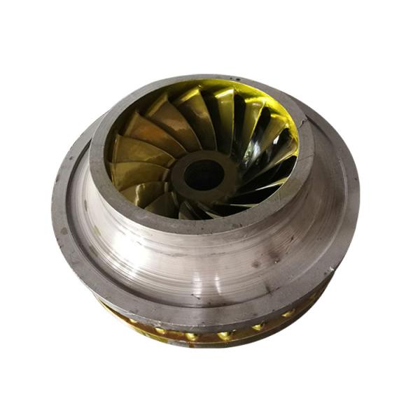 Split Welded 0.5m Francis Turbine Runner 300KW High Toughness Water Turbine Parts