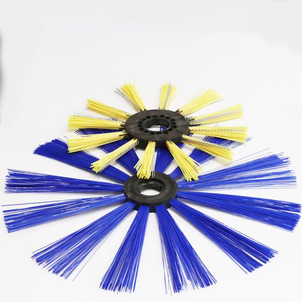 Подгонянный метельщик дороги индустрии роторный чистит голубой цвет щеткой