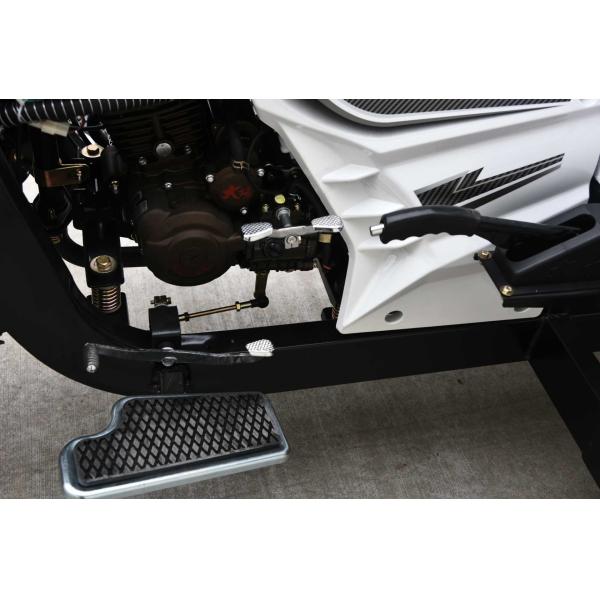 Пятиколесный трехколесный китайский моторный газовый 151cc Стандартный размер груза 40 * 80