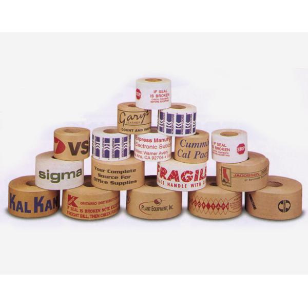 Eco Friendly Recyclable Self Adhesive Kraft Paper 1 Inch / 2 Inch / 3 Inch