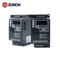 Inversor de tamaño pequeño 220v Monofásico Salida Trifásica 0.75kw 1.5kw Convertidor de frecuencia VFD