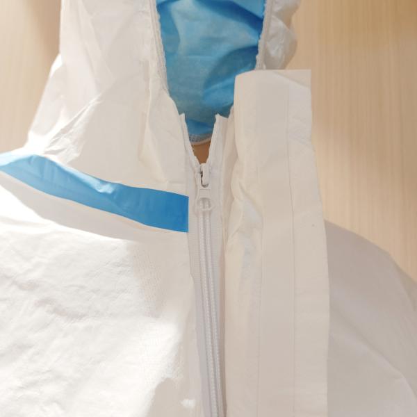 Microporous Breathable Disposable Protective Clothing 50-65gsm