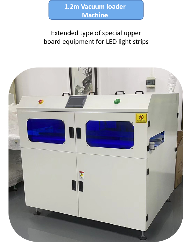 Automatic SMT PCB Vacuum Suction Loader Unloader Machine Magazine Type With SMEMA Signal for Production Line Assembly