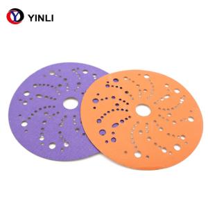 6 polegadas cerâmica 600 Grit Sanding Disc 17 furos para a mobília de lustro