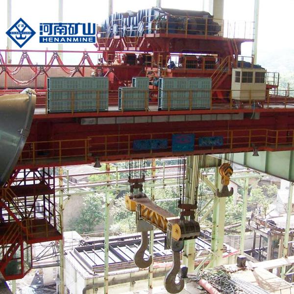 Poche soulevant le pont roulant 5tons~74tons pour l'atelier d'aciérie