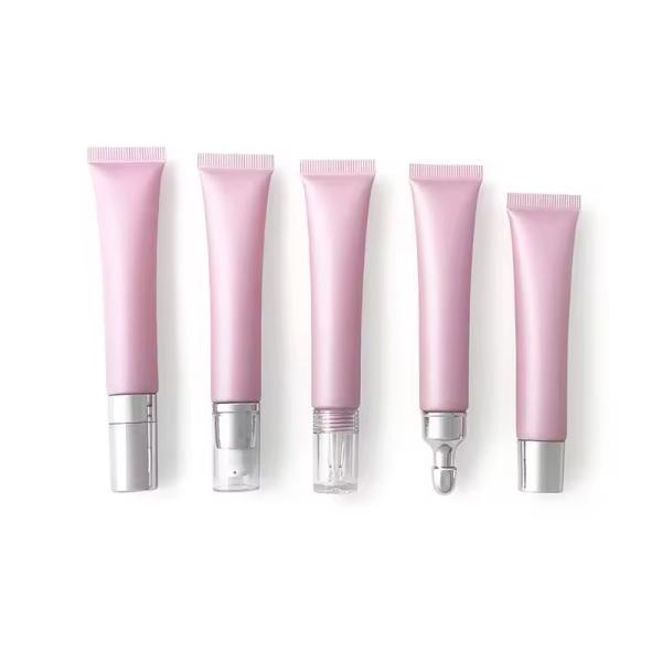 Customized Color Lip Balm Tube Squeeze Packaging Plastic Empty Cosmetic Tube Packaging