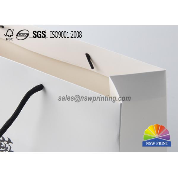 хозяйственные сумки белого картона 210ГСМ изготовленные на заказ бумажные для ткани