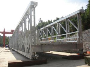Ponte de aço modular pré-fabricada/ponte Bailey do exército de grande resist