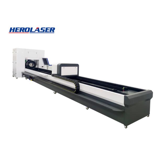 High Accuracy CNC Laser Tube Cutting Machine , Herolaser Welding