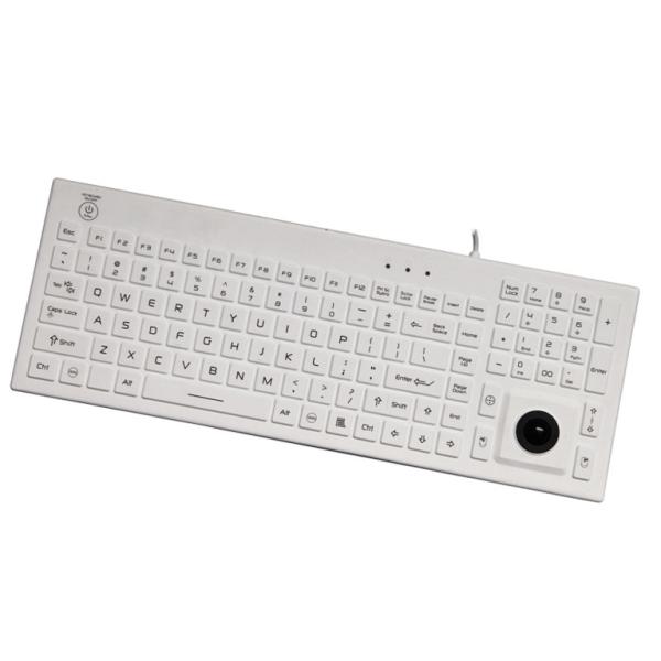 Trackball lavável do acessório do teclado de USB do silicone das chaves de função