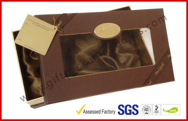 Clear Windows Chocolate Packaging Boxes , Special Cake Gift Box