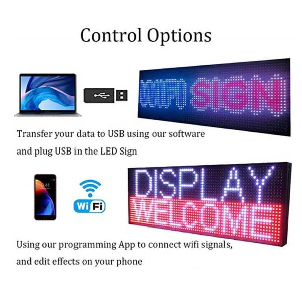 Доска рекламы СИД UL WiFi Programmable на открытом воздухе водоустойчивая P5 RGB