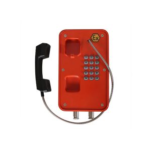 Взрывозащищенный промышленный телефон, водонепроницаемый аварийный телефон с сертификацией ATEX