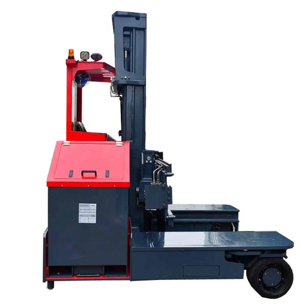 MAX 8m lifting height seated multi direction electric forklift 4-direction reach truck for narrow aisle