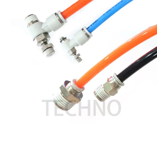 US98A080050 ПУ труба для шланга Противоотталкивающий шланг Оранжевый пластиковый воздушный шланг