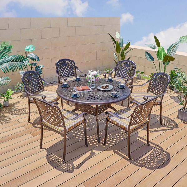 Garden Furniture Plant Bench Outdoor Rest Chair with White Frame and Aluminum Leg