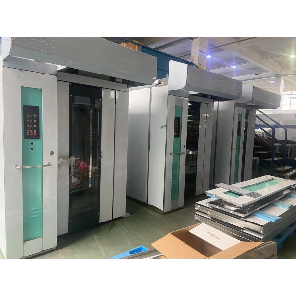 Gas Commercial Rack Oven 32 Trays Steel Stainless Professional Bread Oven OEM