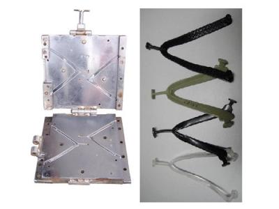 One Mould One Pair Single Color Shoe Sole Mold For PVC Flip Flop Strap