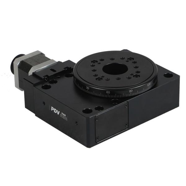 100mm Electric Motorized Rotation Stage Worm Gear Durable