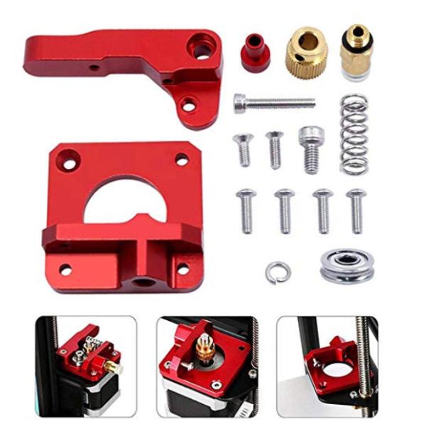 Aluminum Alloy Block Custom CNC Milling Bowden Extruder 1.75mm Filament High Precision