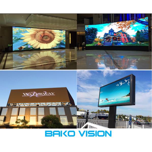 Robust Steel Outdoor Led Billboard Street Side Advertising P8 P10mm 5500 Nits Brightness