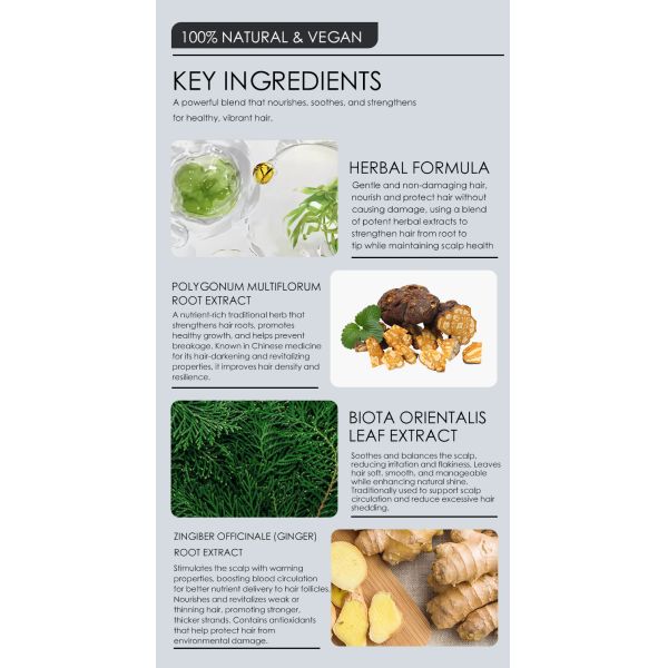 Kit de coloration capillaire à domicile - Couverture des cheveux blancs - Crème révélatrice