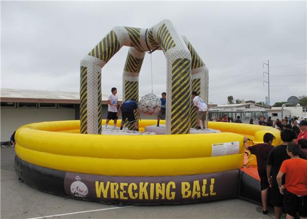 A arena esportiva inflável de Wrecking Ball coloca patim do à prova de água da ginástica o anti