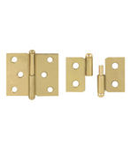 Plastic Surface 1.1mm 30*40mm Flag Iron Door Hinges