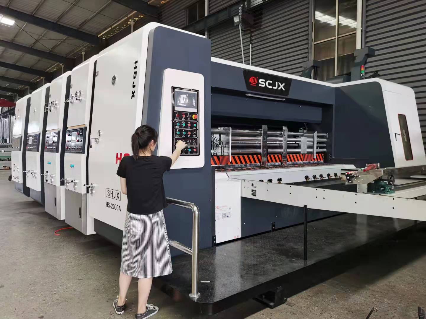 Фидер цепи печатной машины Flexo коробки 50HZ цифров Flexographic рифленый