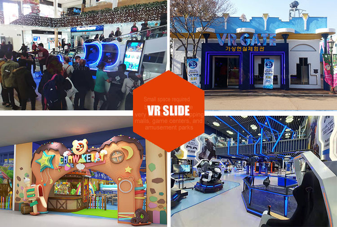 Слайд 9d Vr Игровой автомат Мобильный симулятор Игры Аркады Кино 9d Скейтборд Для парка развлечений