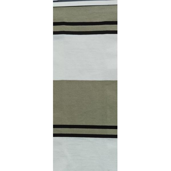 Not Easy To Deform And Breathable And Elastic Striped Knit Fabric For T-Shirt