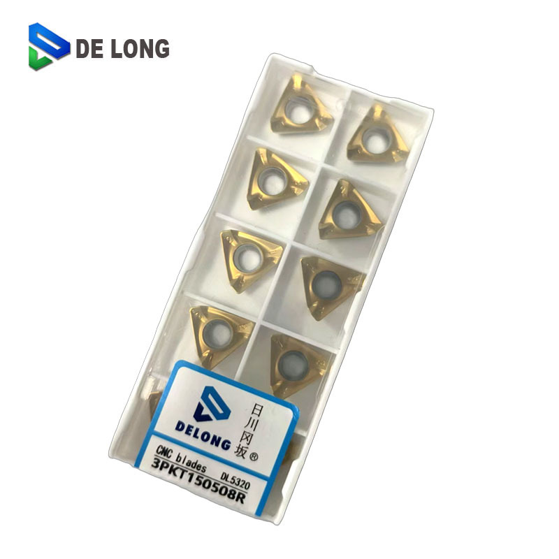 PVD Coating DL5320 CNC Milling Inserts High Efficiency High Wear Resistance Tungsten Carbide Inserts for Steel Machining