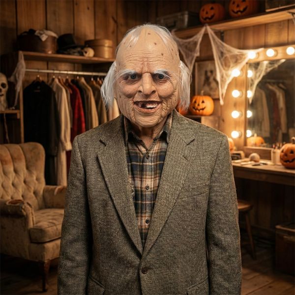 Latex Material Halloween Mask with One Size Fit Most and Easy Maintenance for Costume Collections