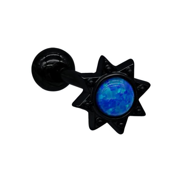 A língua soa a cor múltipla perfurando da bola de Opal Stone Jewelry Stainless Steel