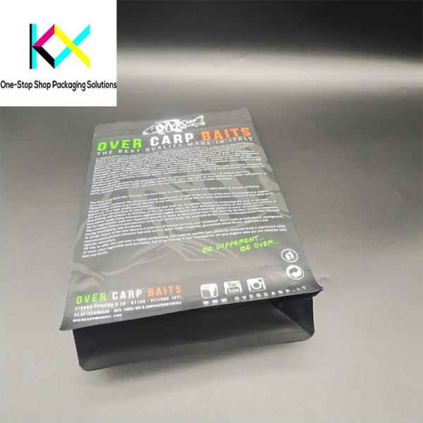 Resealable Cat Food Packaging Bags Recyclable Flat Bottom With Good Barrier