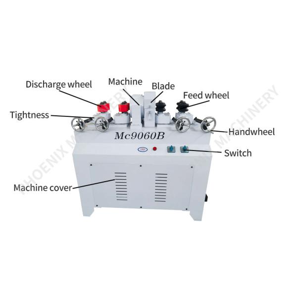 3KW Main Motor MC9060B Wood Broom Stick Mop Stick Making Machine with 310kg Capacity