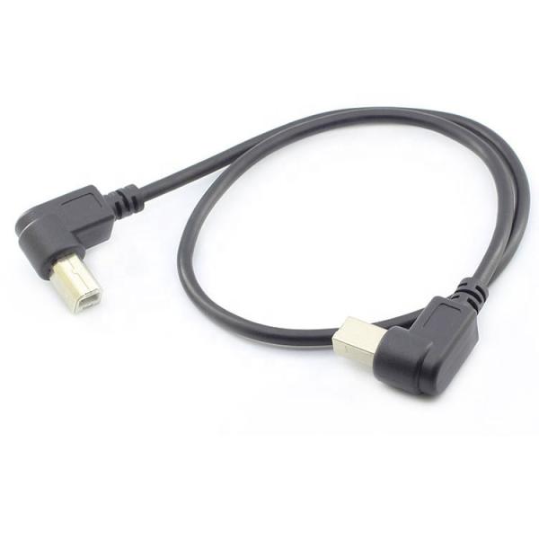 Customization 90 Degree Right Angle Male to Male USB B Cable