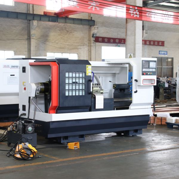 The CK6150 Flat Bed CNC Lathe Machine Handles 500mm Swing Diameter with 7.5kW Spindle for High-Speed Precision Turning