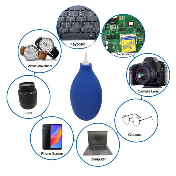 Black Rubber Bulb Air Blower Non Toxic High Performance OEM Available